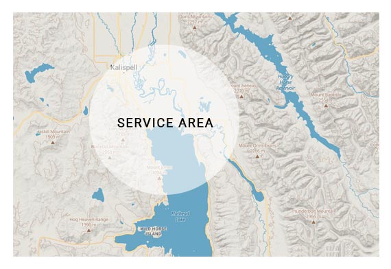 Cleaning Service Area - Bigfork-Lakeside-Ferndale-Somers-Flathead Valley